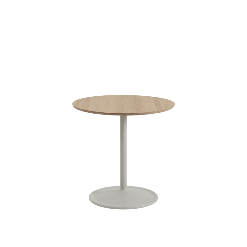 Soft Café Table - Round - Muuto Table + Task - Black Nanolaminate/Black - Low - HORNE