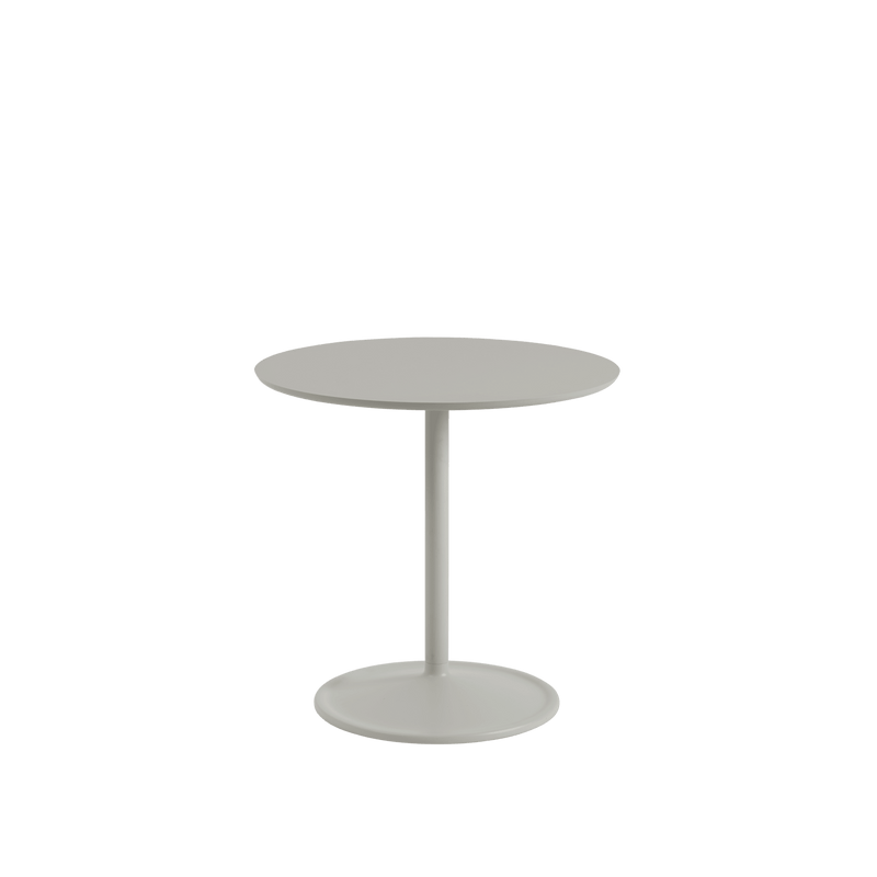 Soft Café Table - Round - Muuto Table + Task - Black Nanolaminate/Black - Low - HORNE