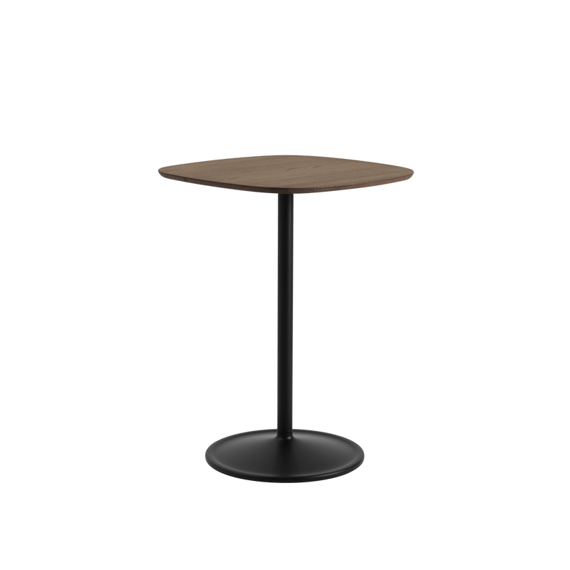Soft Café Table - Square - Muuto Table + Task - Black Nanolaminate/Black - Low - HORNE