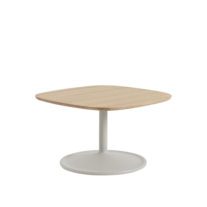 Soft Coffee Table - Square - Muuto Table + Task - Solid Oak/Grey - HORNE
