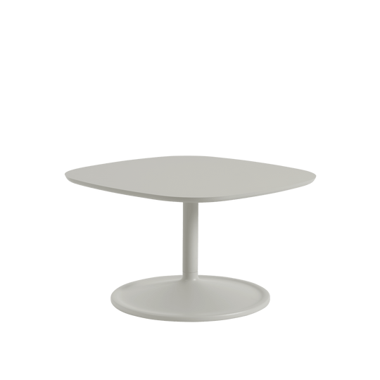 Soft Coffee Table - Square - Muuto Table + Task - Grey Linoleum/Grey - HORNE