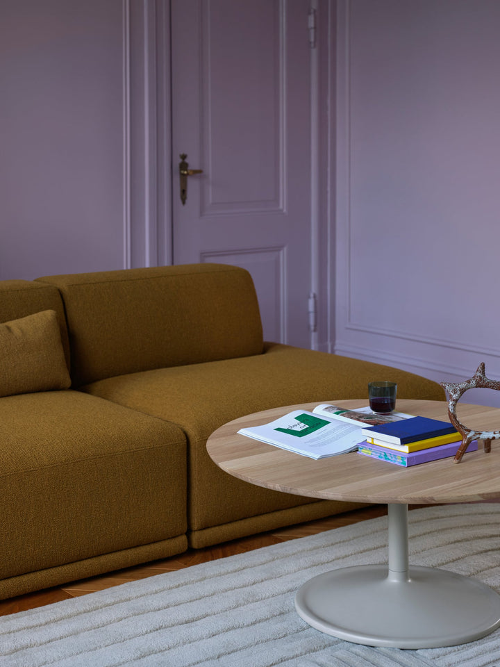 Soft Coffee Table - Square - Muuto Table + Task - Solid Oak/Grey - HORNE