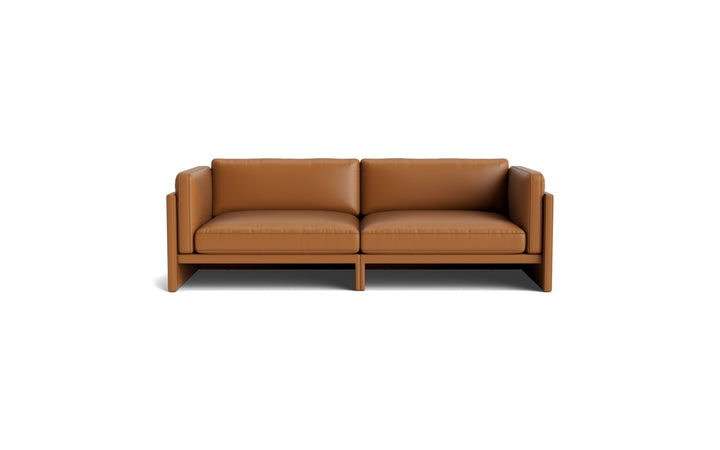 Softy Modular Sofa 3-Seater - Normann Copenhagen Modular Sofas - Ultra Leather - 41574 Brandy - HORNE