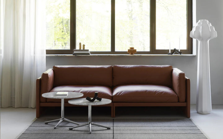 Softy Modular Sofa 3-Seater - Normann Copenhagen Modular Sofas - Ultra Leather - 41599 Black - HORNE