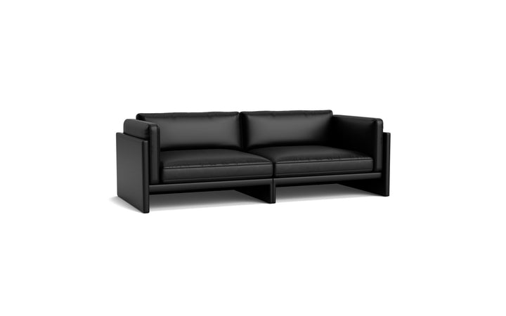 Softy Modular Sofa 3-Seater - Normann Copenhagen Modular Sofas - Ultra Leather - 41599 Black - HORNE