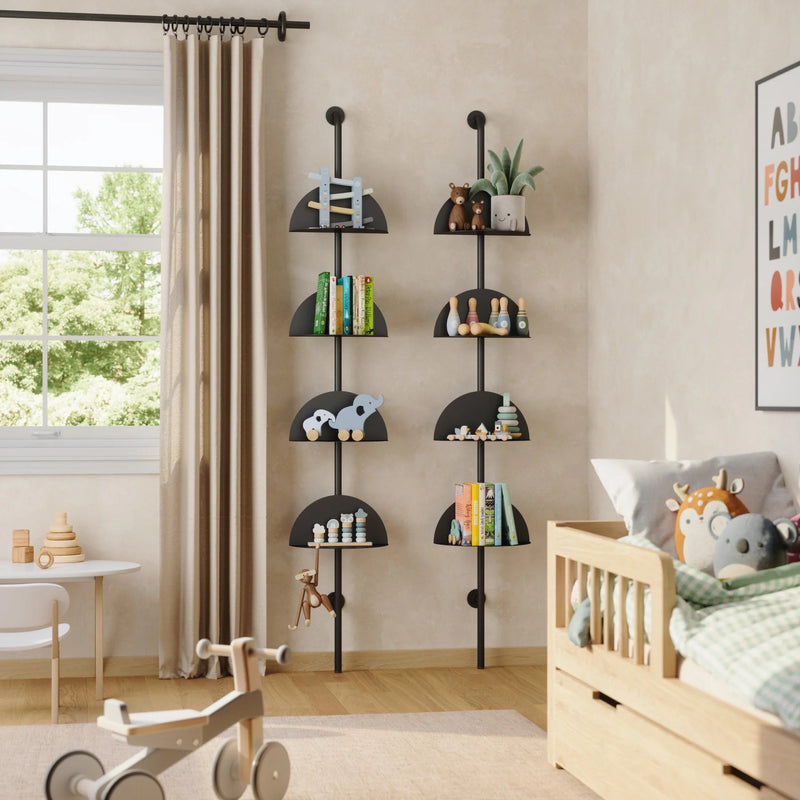 Solis Adjustable Standing Shelf - Umbra Shelving - Sand - HORNE