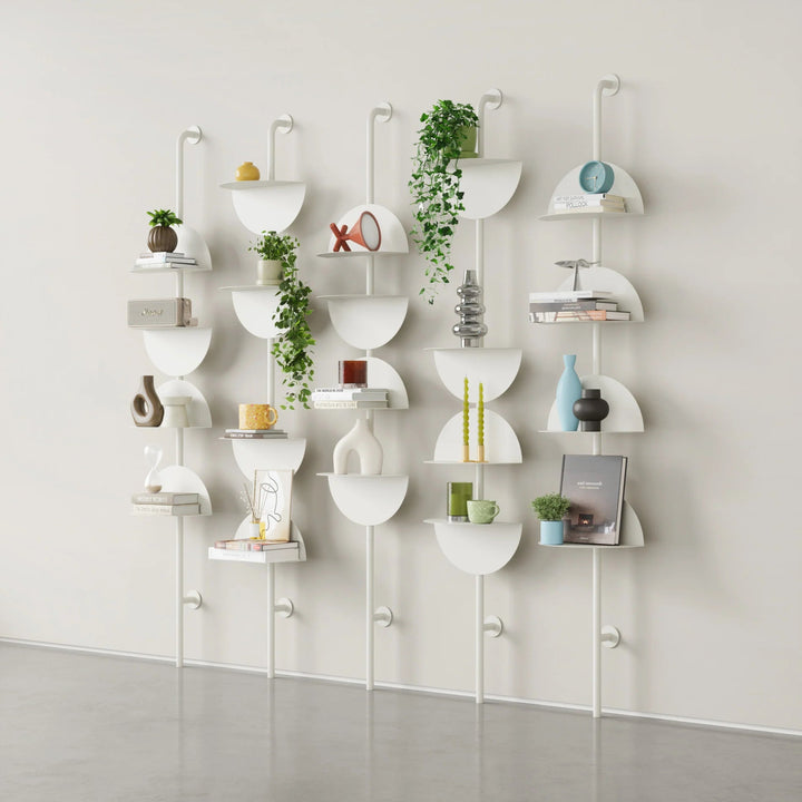 Solis Adjustable Standing Shelf - Umbra Shelving - Sand - HORNE