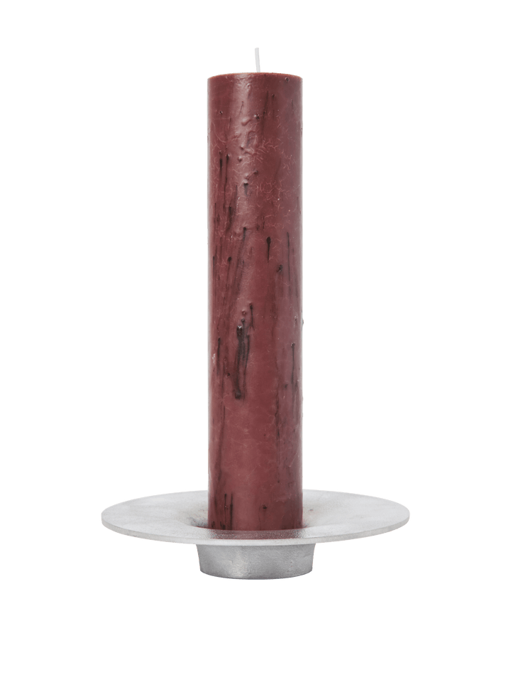 Soothe Block Candle Holder - Ferm Living Candle Holders - Aluminium - HORNE