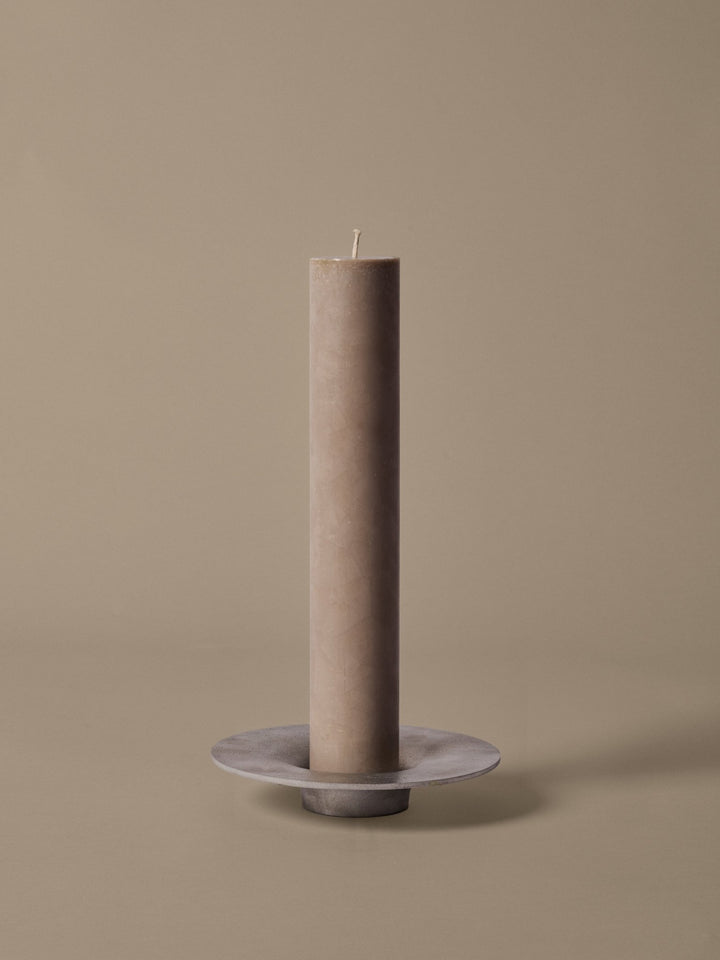 Soothe Block Candle Holder - Ferm Living Candle Holders - Aluminium - HORNE