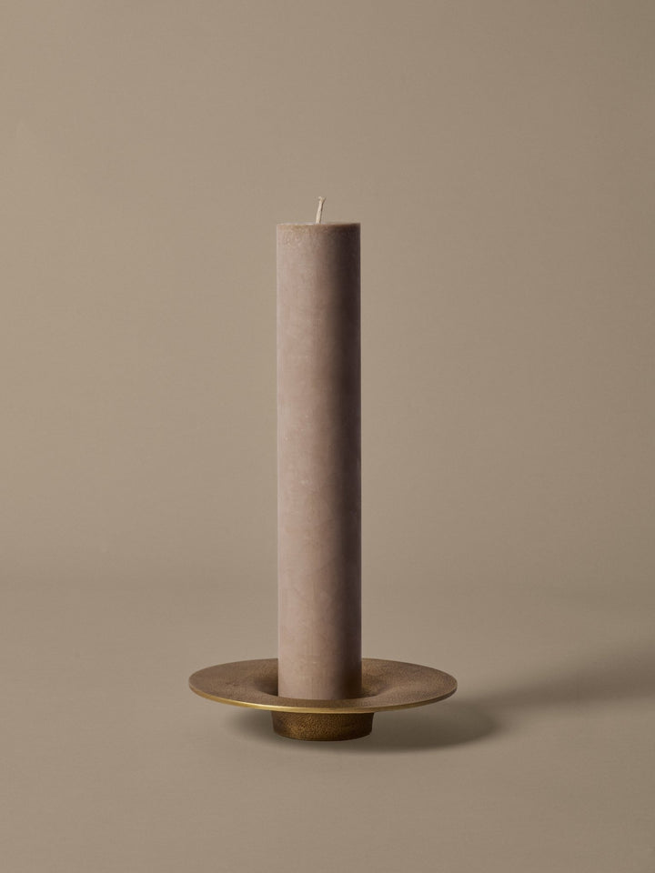 Soothe Block Candle Holder - Ferm Living Candle Holders - Aluminium - HORNE