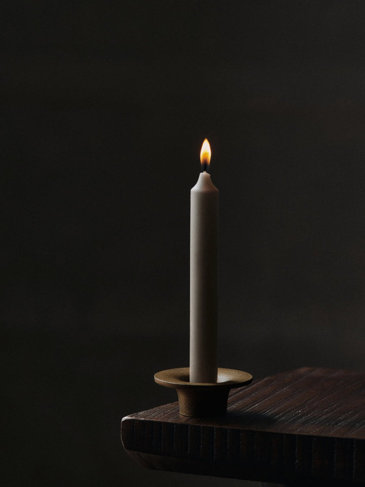 Soothe Candle Holder - Ferm Living Candle Holders - Brass Finish - HORNE