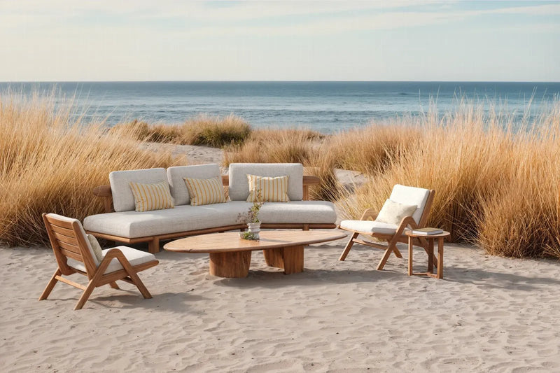 Sorrento Organic Coffee Table - BETACO Tables + Desks - Large / Teak - HORNE