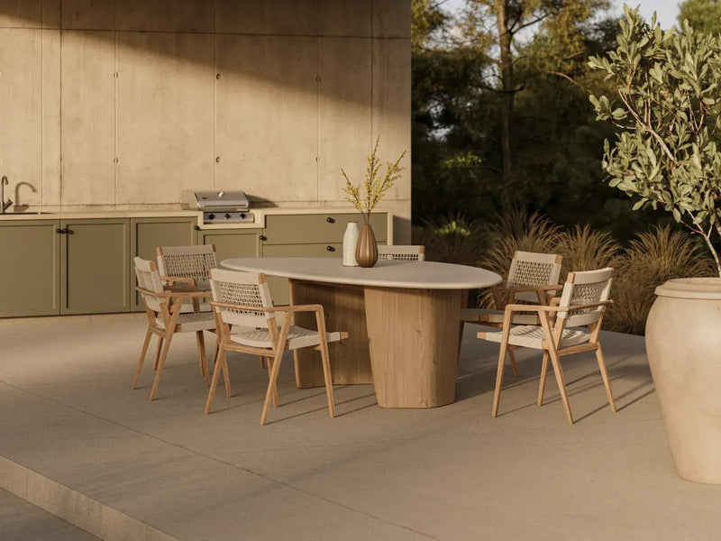 Sorrento Organic Dining Table - BETACO Tables + Desks - 102.3