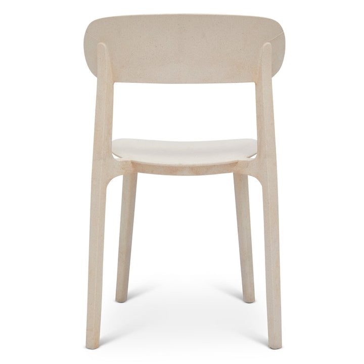 Spencer Eco - Friendly Outdoor Stacking Chair - Set of 4 - Urbia Chairs - Beige - HORNE
