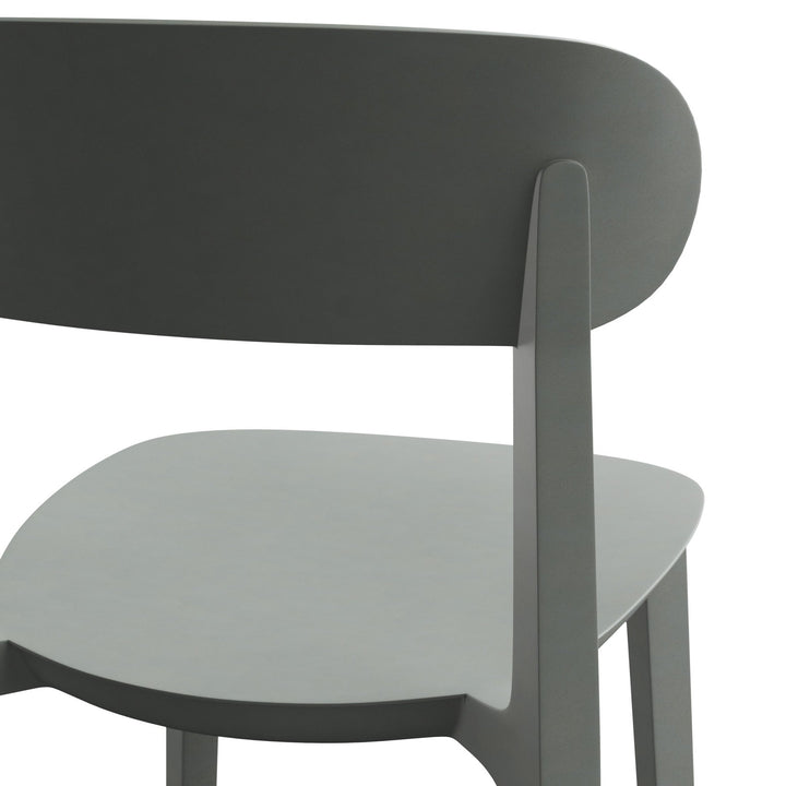 Spencer Eco - Friendly Outdoor Stacking Chair - Set of 4 - Urbia Chairs - Beige - HORNE