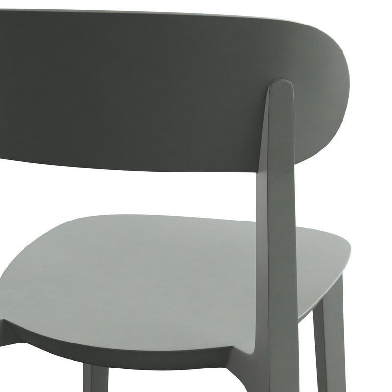 Spencer Eco - Friendly Outdoor Stacking Chair - Set of 4 - Urbia Chairs - Beige - HORNE