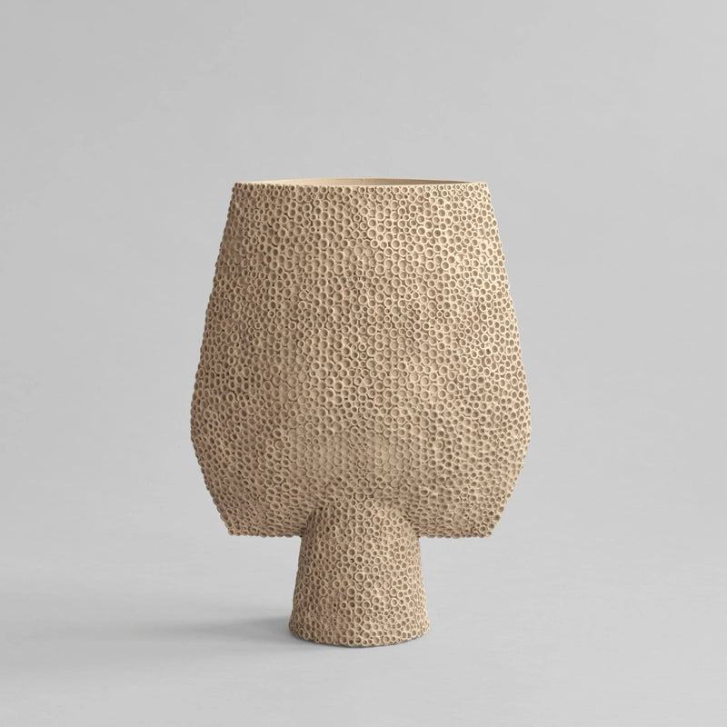 Sphere Vase Square - 101 Copenhagen Vases - Big - Dark Grey - HORNE