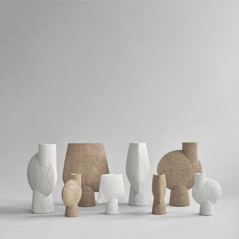Sphere Vase Square - 101 Copenhagen Vases - Big - Dark Grey - HORNE