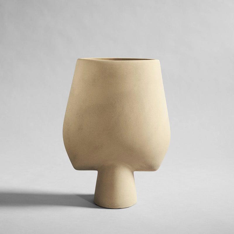Sphere Vase Square - 101 Copenhagen Vases - Big - Dark Grey - HORNE