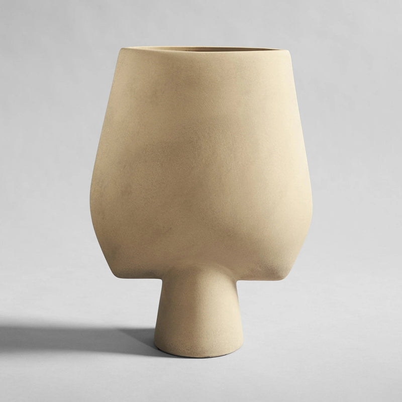 Sphere Vase Square - 101 Copenhagen Vases - Big - Dark Grey - HORNE