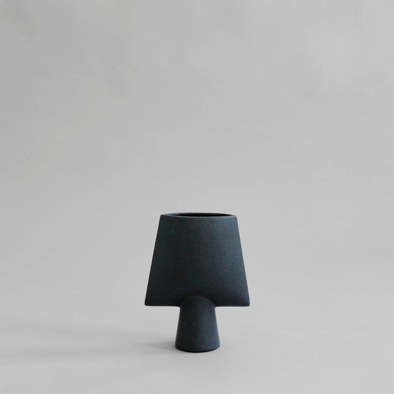 Sphere Vase Square - 101 Copenhagen Vases - Big - Dark Grey - HORNE