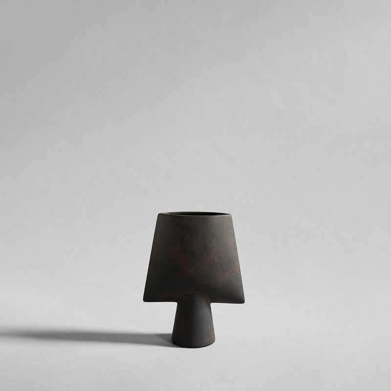 Sphere Vase Square - 101 Copenhagen Vases - Big - Dark Grey - HORNE
