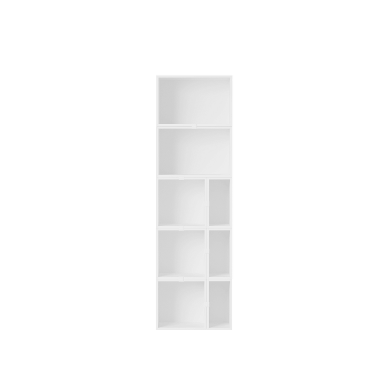Stacked Storage System - Bookcase - Con 7 - Muuto Shelving - Brown Green - HORNE