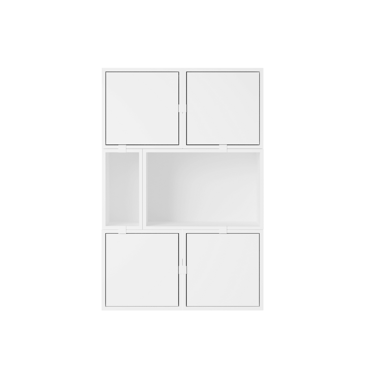Stacked Storage System - Sideboard - Con 4 - Muuto Sideboards + Cabinets - White - HORNE