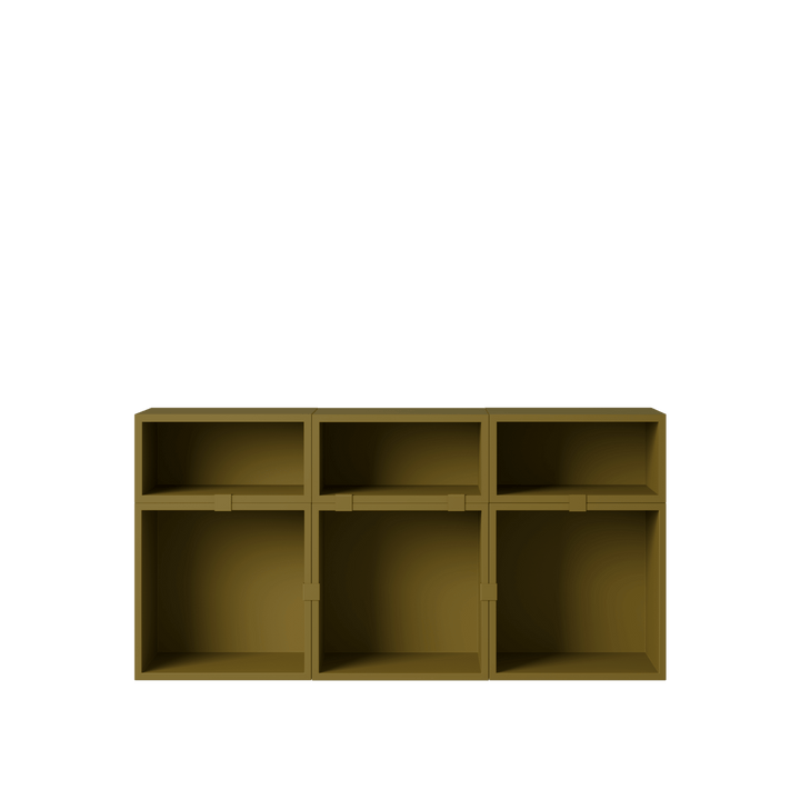 Stacked Storage System - Sideboard - Con 5 - Muuto Sideboards + Cabinets - Brown Green - HORNE