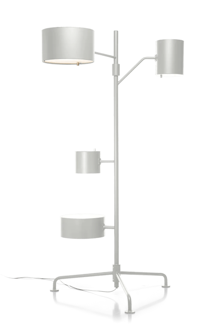 Statistocrat Floor Lamp - Moooi Lighting - Pure White - HORNE