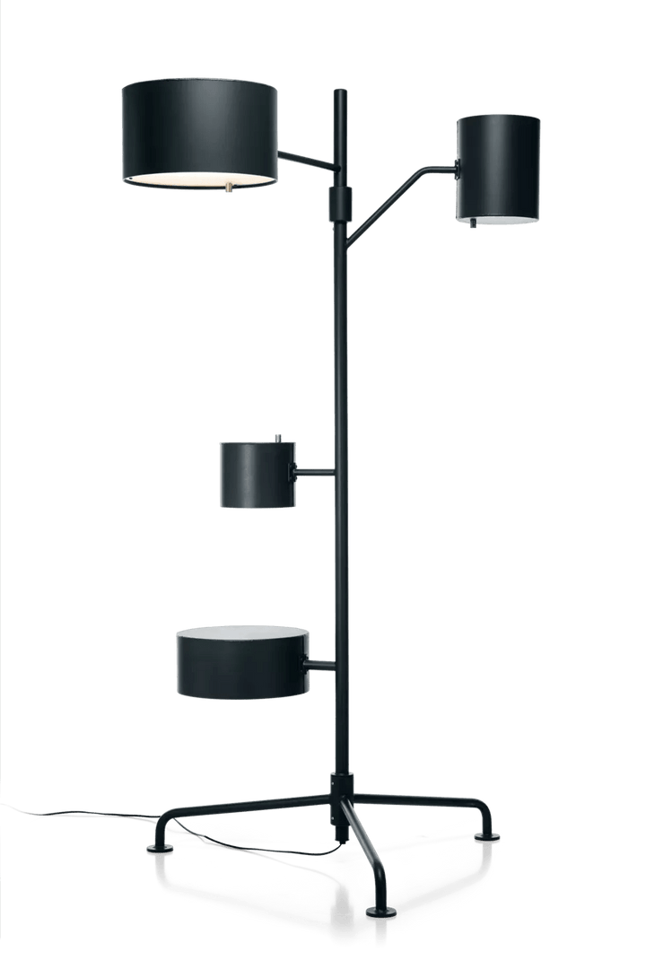 Statistocrat Floor Lamp - Moooi Lighting - Jet Black - HORNE