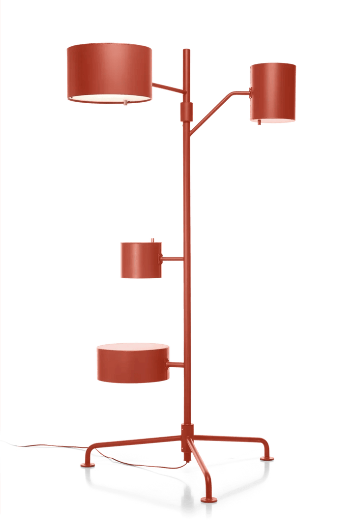 Statistocrat Floor Lamp - Moooi Lighting - Vermilion - HORNE