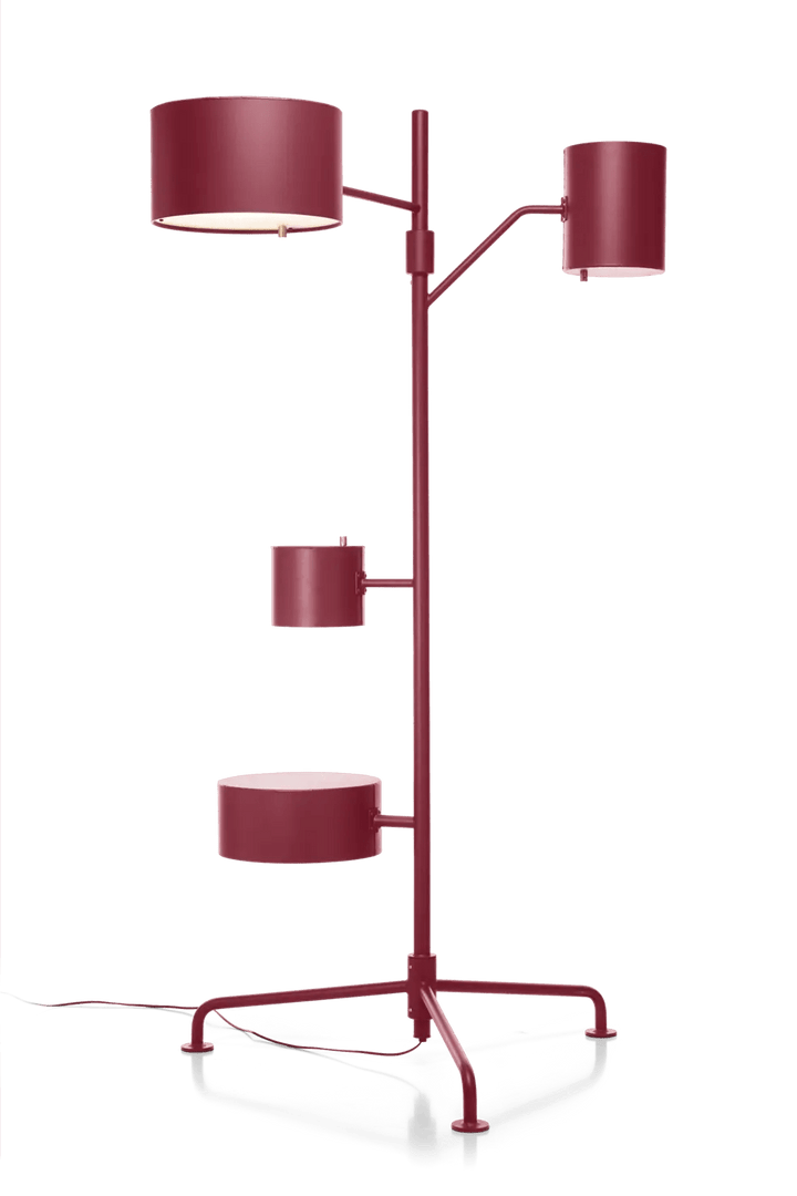 Statistocrat Floor Lamp - Moooi Lighting - Ruby Red - HORNE