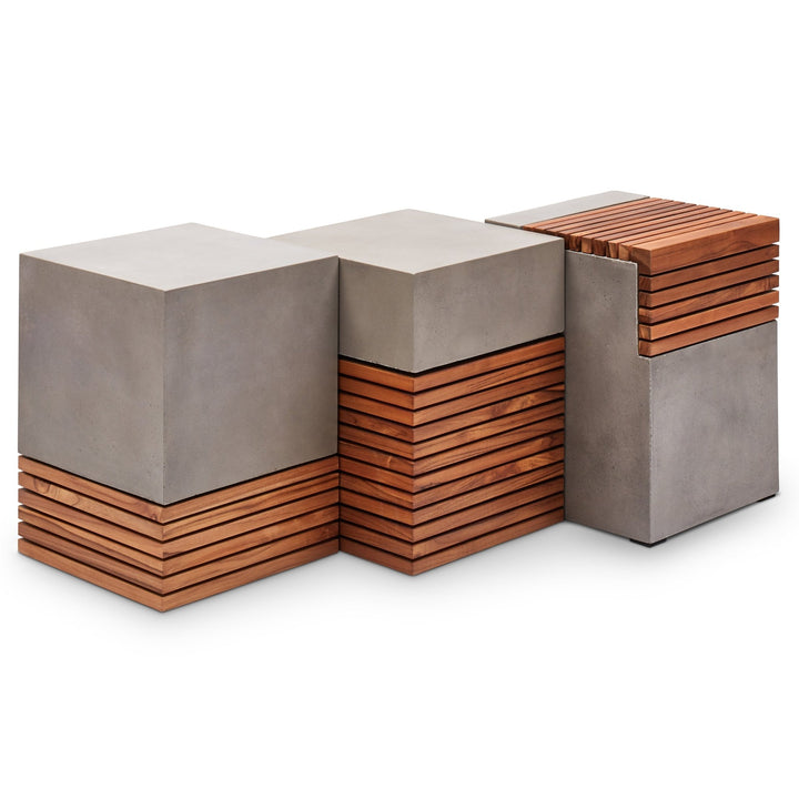 Stecca Alto Stool - Urbia Stools + Benches + Ottomans - Ivory Terrazzo - HORNE