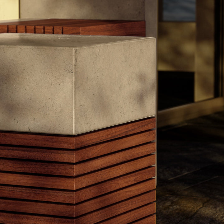 Stecca Alto Stool - Urbia Stools + Benches + Ottomans - Ivory Terrazzo - HORNE