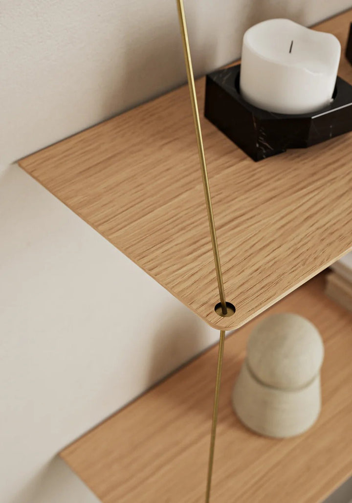 Stedge Shelf - 80 cm - Anniversary Edition - Woud Shelving - HORNE
