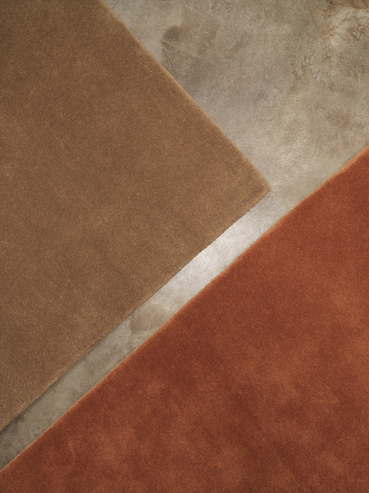Stille Tufted Rug - Ferm Living - Rugs - 94.5" Dia. - Toffee - HORNE