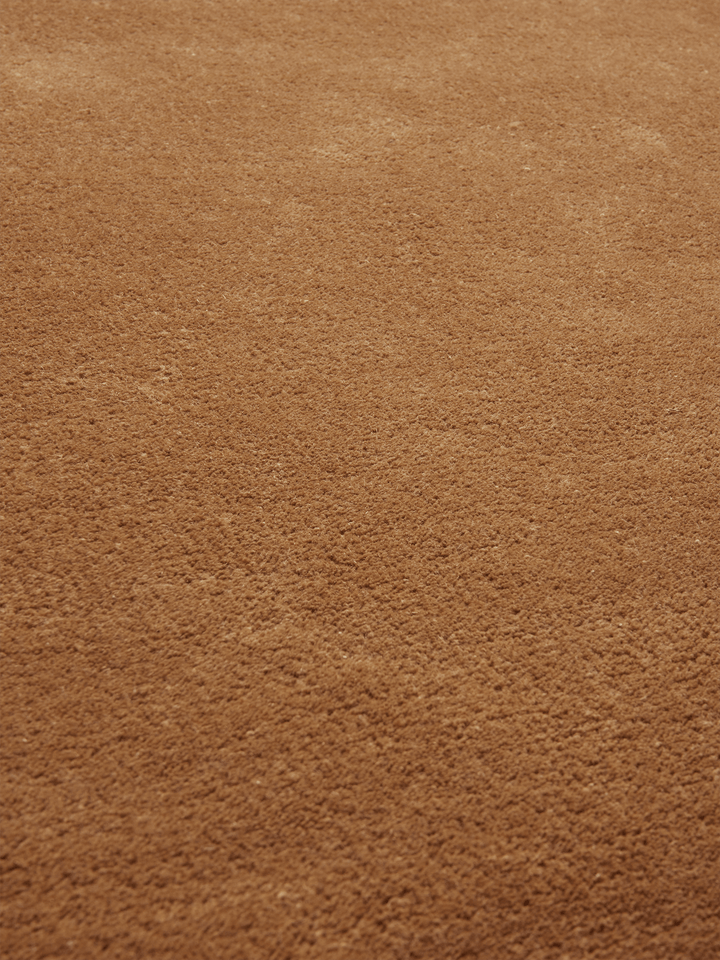 Stille Tufted Rug - Ferm Living - Rugs - 94.5" Dia. - Toffee - HORNE