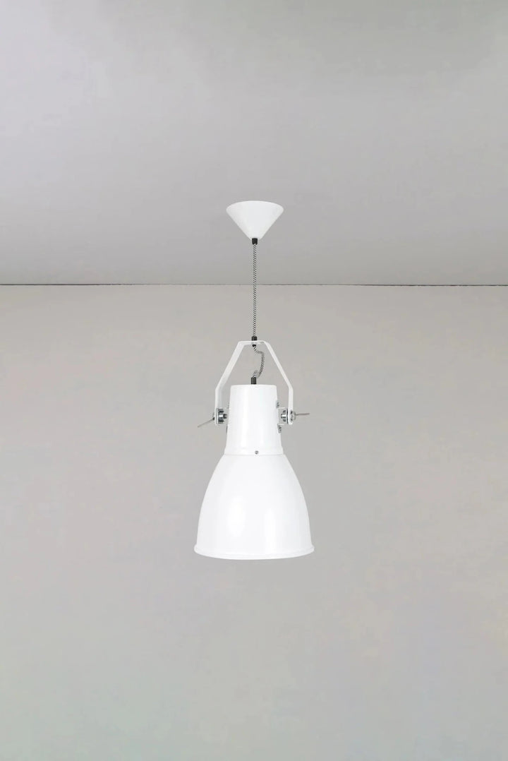 Stirrup 3 Bracket Pendant - Original BTC Pendants - White - HORNE