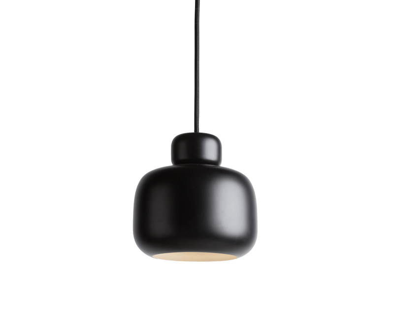 Stone Pendant - Woud - Pendants - White - HORNE
