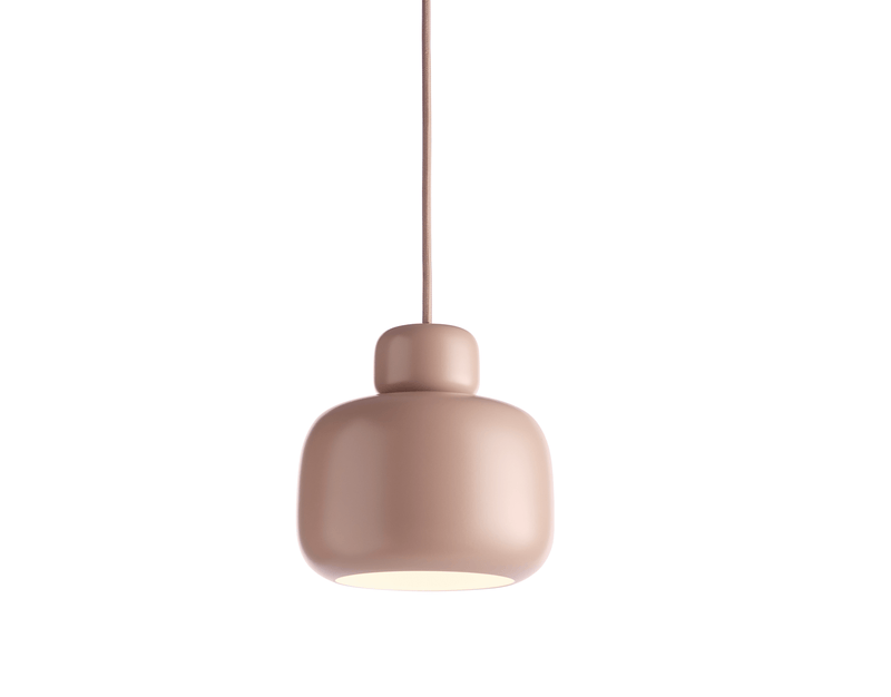 Stone Pendant - Woud - Pendants - White - HORNE