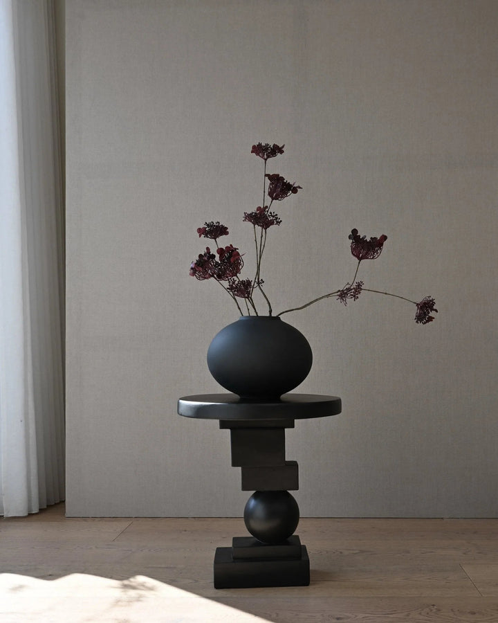 Sunao Vase Fat - 101 Copenhagen Vases - Petit - Black - HORNE