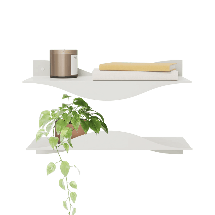 Surf Shelf - Set of 2 - Umbra Shelving - Sand - HORNE
