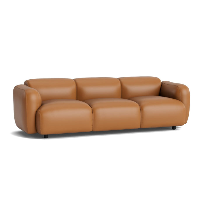 Swell Sofa 3-Seater - Normann Copenhagen Modular Sofas - Ultra Leather - 415714 - HORNE