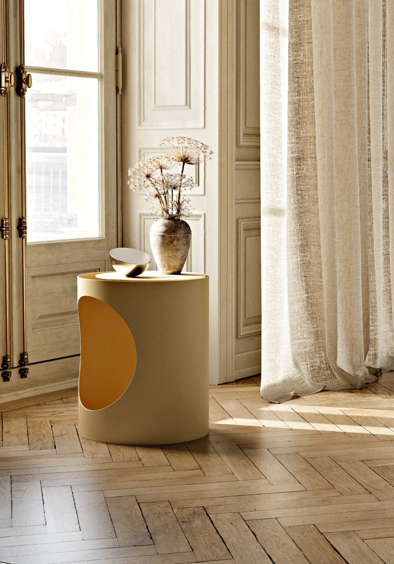Tabl Side Table - Woud - Tables - Ivory - HORNE