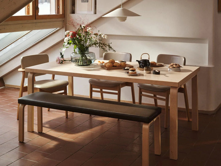 Table 83 by Alvar Aalto - Artek Tables + Desks - Black Linoleum Top - HORNE