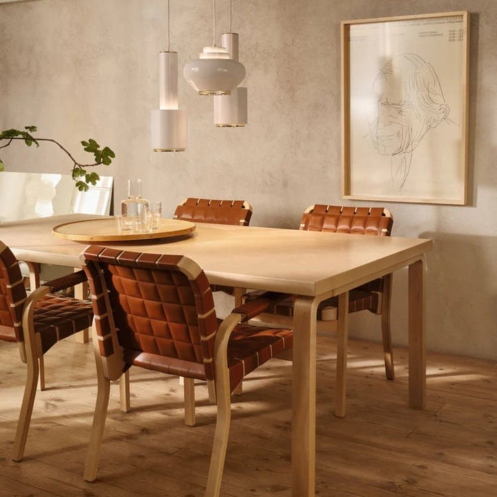 Table 83 by Alvar Aalto - Artek Tables + Desks - Black Linoleum Top - HORNE