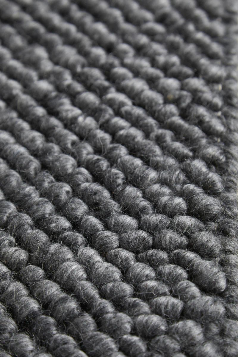 Tact Rug - 90 X 140 - Woud Rugs - Anthracite grey - HORNE
