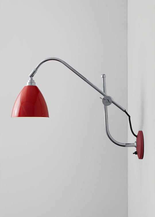 Task Wall Light - Red - Original BTC Wall Sconces - HORNE