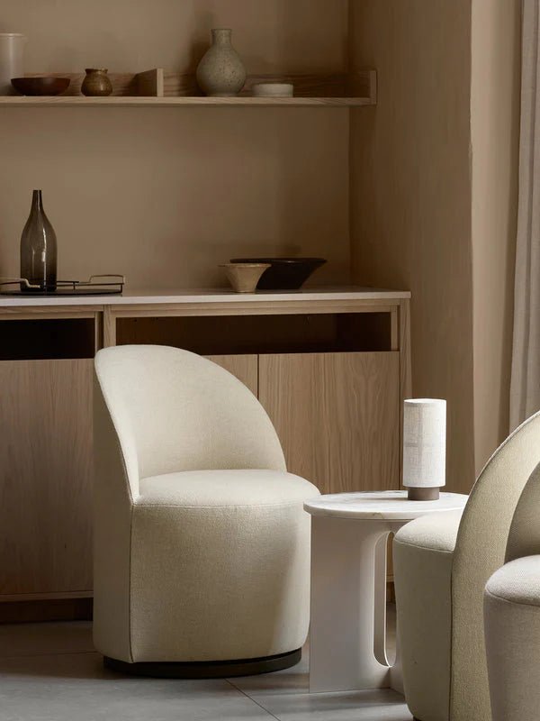 Tearoom Side Chair - Swivel w/Return - Audo Copenhagen - Chairs - Baru 0450 - HORNE